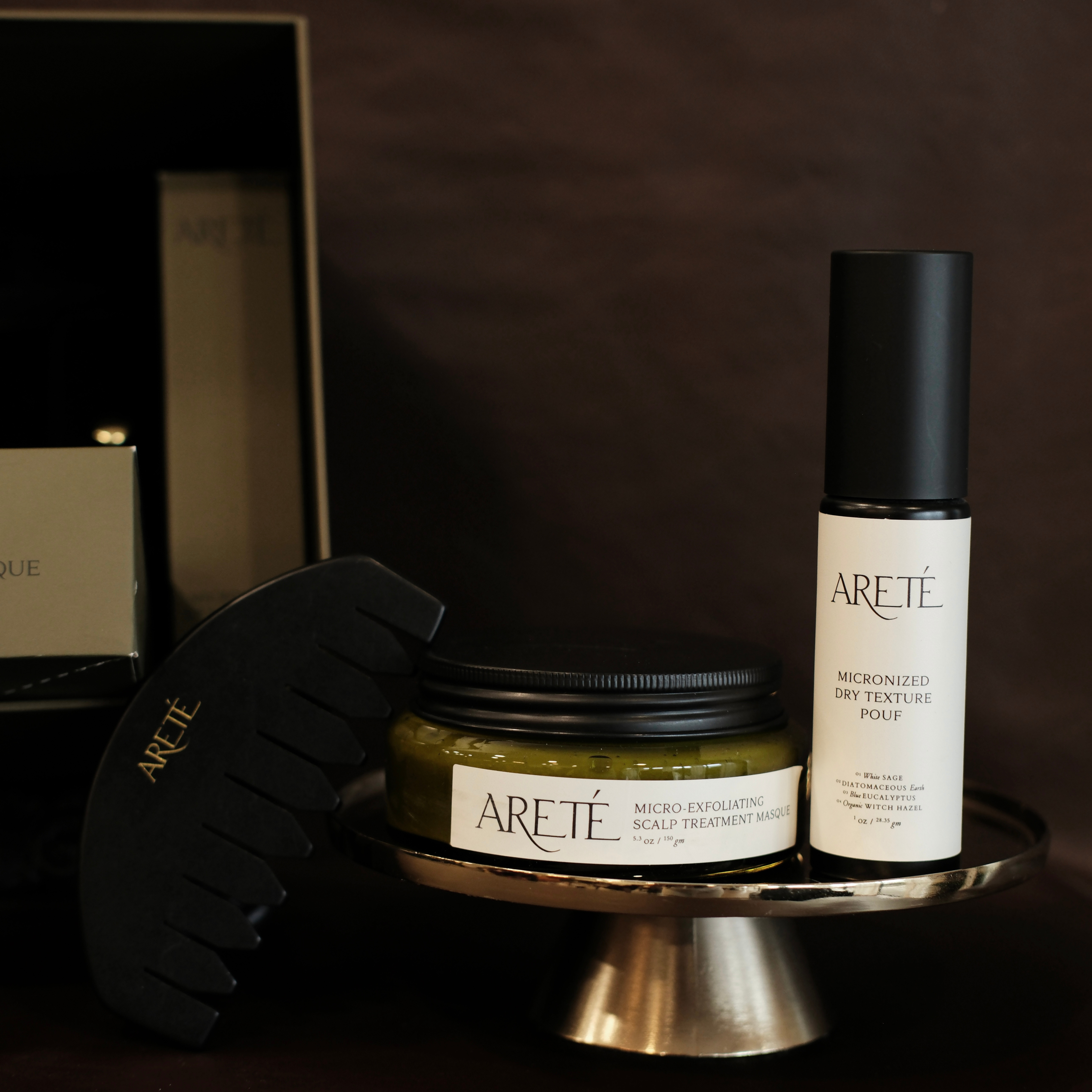 aret scalp ritual gift set for healthy scalp care