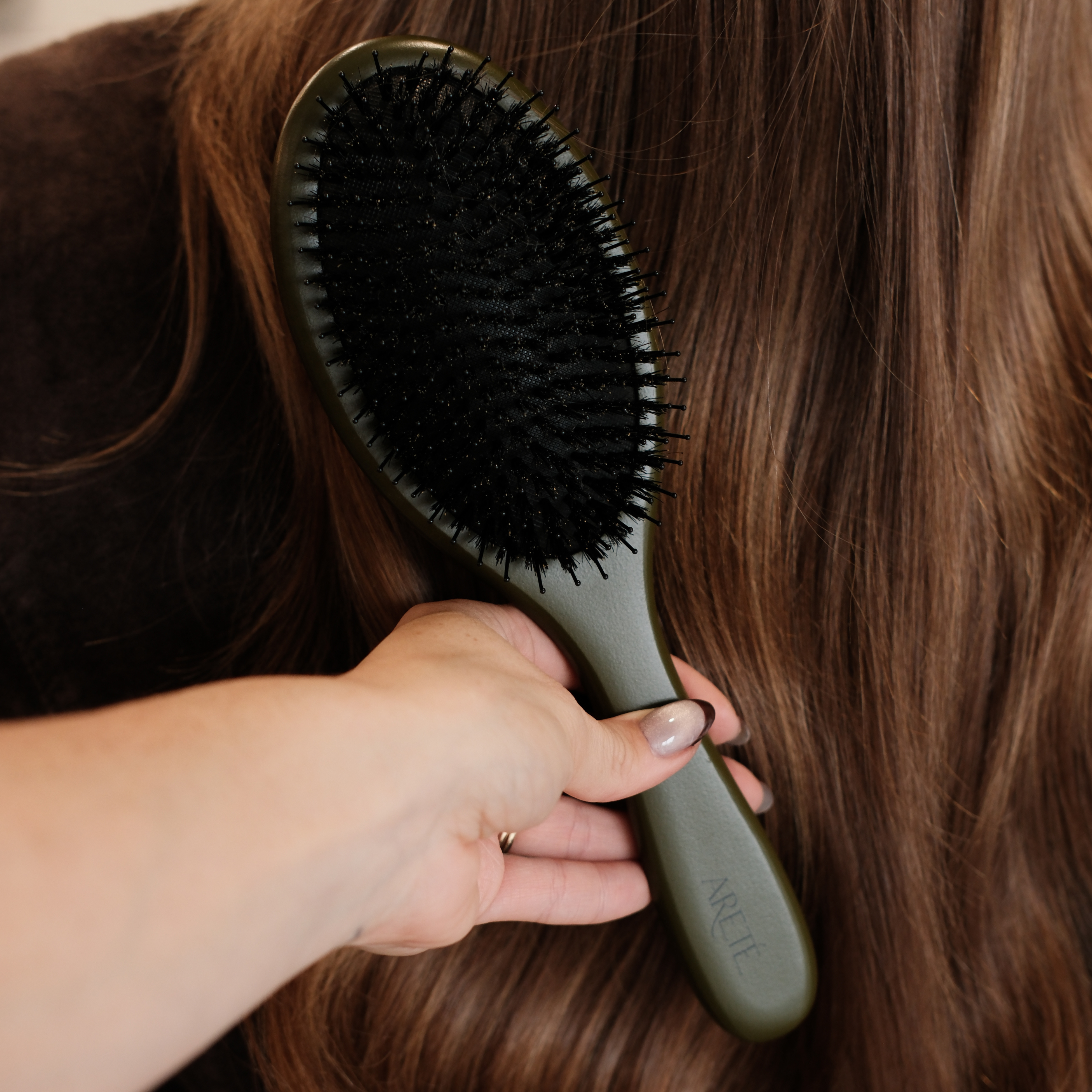 aret luminist smoothing detangling brush for shine